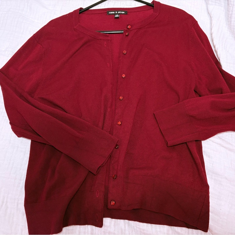 Cable & Gauge Cardigan Large